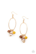 Load image into Gallery viewer, Paparazzi&#39;s Golden Grotto - Yellow earrings
