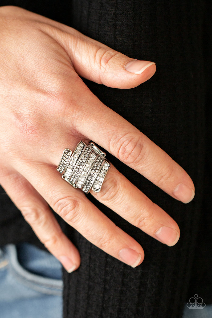 Paparazzi's Hear Me UPROAR - White ring
