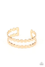 Load image into Gallery viewer, Paparazzi&#39;s On The Spot Shimmer - Gold bracelet
