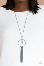 Load image into Gallery viewer, Paparazzi&#39;s Apparatus Applique - Black necklace
