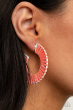 Load image into Gallery viewer, Paparazzi&#39;s Everybody Conga! - Orange hoop earrings
