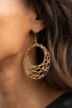 Load image into Gallery viewer, Paparazzi&#39;s Urban LineUp - Gold hoop earrings
