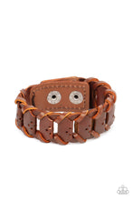 Load image into Gallery viewer, Paparazzi&#39;s Knocked For a Loop - Brown Urban Men bracelet
