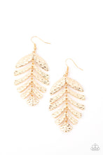 Load image into Gallery viewer, Paparazzi&#39;s Palm Lagoon - Gold earrings
