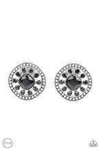 Load image into Gallery viewer, Paparazzi&#39;s Dazzling Definition - Black Clip-On earrings
