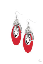 Load image into Gallery viewer, Paparazzi&#39;s Ambitious Allure - Red earrings
