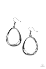 Load image into Gallery viewer, Paparazzi&#39;s Fiercely Flauntable - Black earrings
