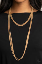 Load image into Gallery viewer, Paparazzi&#39;s Save Your TEIRS - Gold necklace
