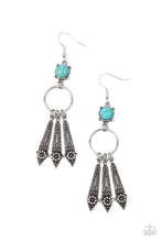 Load image into Gallery viewer, Paparazzi&#39;s Prana Paradise - Blue earrings
