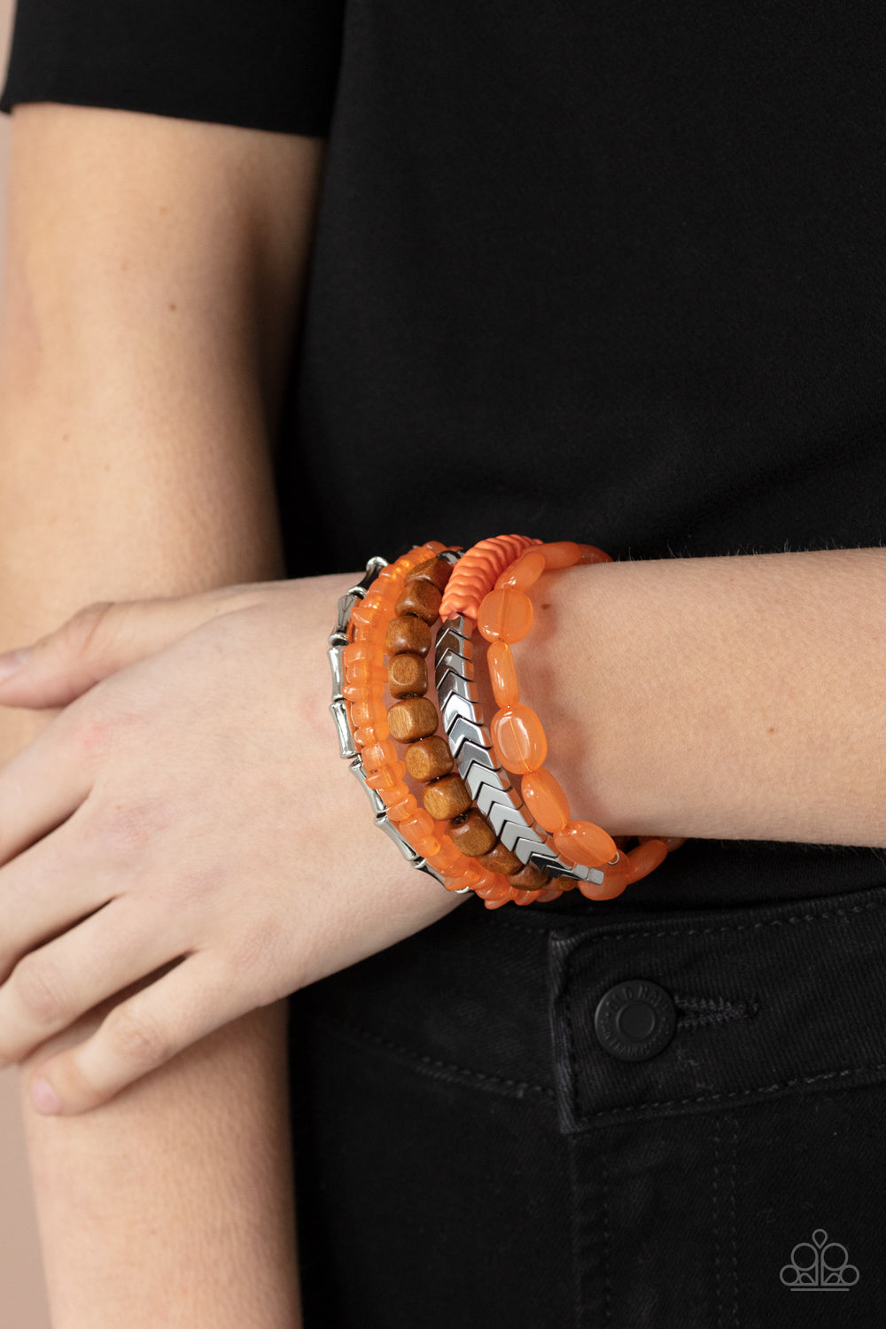 Paparazzi's Outdoor Retreat - Orange bracelet