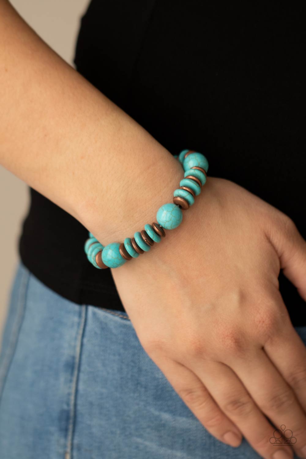 Paparazzi's Rustic Rival - Copper bracelet