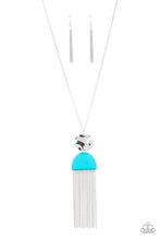 Load image into Gallery viewer, Paparazzi&#39;s Color Me Neon - Blue Acrylic necklace
