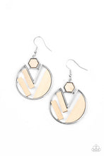 Load image into Gallery viewer, Paparazzi&#39;s Petrified Posh - White Wood earrings
