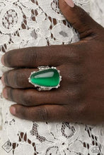 Load image into Gallery viewer, Paparazzi&#39;s Newport Nouveau - Green ring (Fashion Fix)

