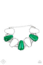 Load image into Gallery viewer, Paparazzi&#39;s Yacht Club Couture - Green bracelet (Fashion Fix)
