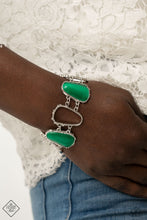 Load image into Gallery viewer, Paparazzi&#39;s Yacht Club Couture - Green bracelet (Fashion Fix)
