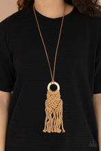 Load image into Gallery viewer, Paparazzi&#39;s Crafty Couture - Brown Urban necklace
