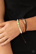 Load image into Gallery viewer, Paparazzi&#39;s Far Out Wayfair - Green Urban bracelet
