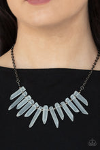 Load image into Gallery viewer, Paparazzi&#39;s Ice Age Intensity - Black necklace
