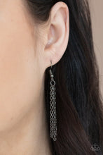 Load image into Gallery viewer, Paparazzi&#39;s Ice Age Intensity - Black necklace
