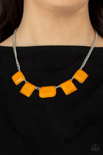 Load image into Gallery viewer, Paparazzi Instant Mood Booster - Orange Acrylic necklace
