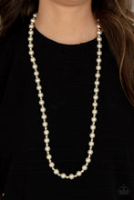 Load image into Gallery viewer, Paparazzi&#39;s Nautical Novelty - Gold Pearl necklace
