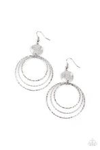 Load image into Gallery viewer, Paparazzi&#39;s Universal Rehearsal - Silver hoop earrings
