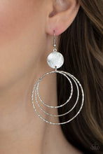 Load image into Gallery viewer, Paparazzi&#39;s Universal Rehearsal - Silver hoop earrings
