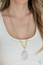 Load image into Gallery viewer, Paparazzi&#39;s Roaming the Riverwalk - Yellow necklace
