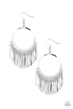 Load image into Gallery viewer, Paparazzi&#39;s Radiant Chimes - Silver hoop earrings
