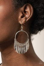 Load image into Gallery viewer, Paparazzi&#39;s Radiant Chimes - Silver hoop earrings
