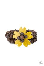 Load image into Gallery viewer, Paparazzi&#39;s Tropical Flavor - Yellow Wood bracelet
