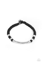 Load image into Gallery viewer, Paparazzi&#39;s Grounded In Grit - Black Urban Men bracelet
