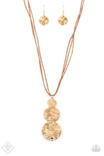 Load image into Gallery viewer, Paparazzi&#39;s Circulating Shimmer - Gold Urban necklace
