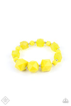 Load image into Gallery viewer, Paparazzi&#39;s Trendsetting Tourist - Yellow bracelet (Fashion Fix)
