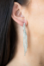 Load image into Gallery viewer, Paparazzi&#39;s Cosmic Candescent - White earrings
