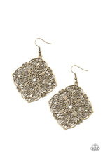 Load image into Gallery viewer, Paparazzi&#39;s Dubai Detour - Brass earrings
