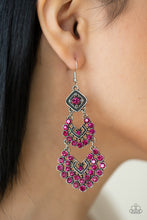 Load image into Gallery viewer, Paparazzi&#39;s All for the Glam - Pink earrings
