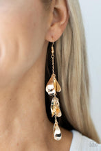 Load image into Gallery viewer, Paparazzi&#39;s Arrival CHIME - Gold earrings
