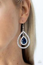 Load image into Gallery viewer, Paparazzi&#39;s Blushing Bride - Blue earrings
