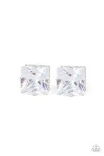 Load image into Gallery viewer, Paparazzi&#39;s Time Square Timeless - White post earrings
