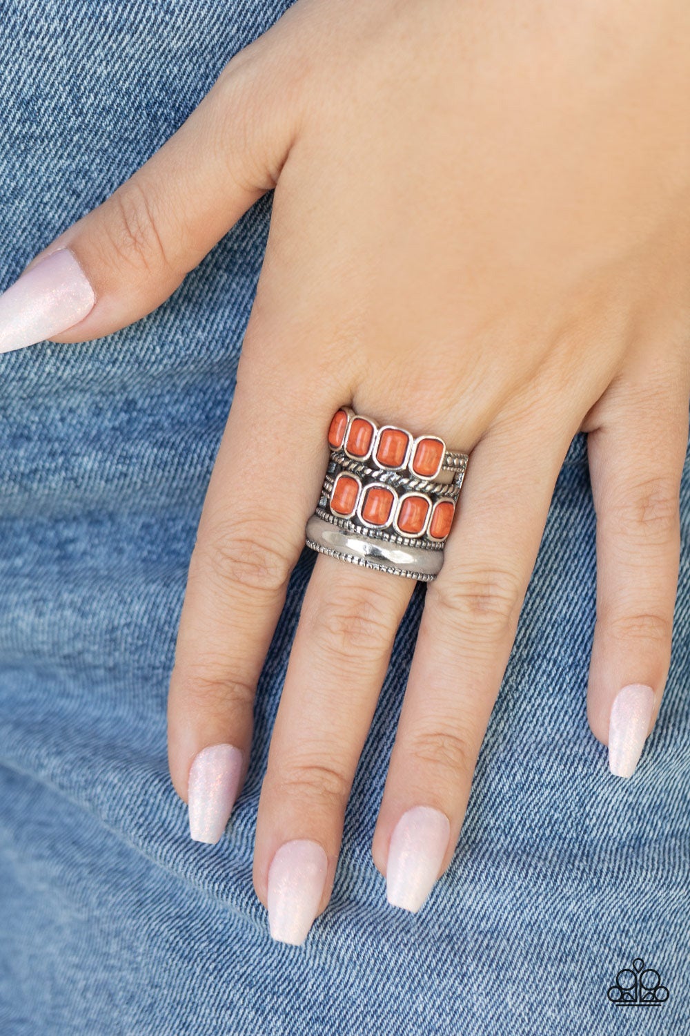 Paparazzi's Mojave Mon - Orange ring