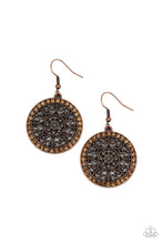 Load image into Gallery viewer, Paparazzi&#39;s Bollywood Ballroom - Copper earrings
