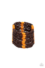 Load image into Gallery viewer, Paparazzi&#39;s Tropical Trendsetter - Orange Wood bracelet
