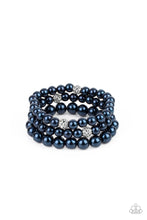 Load image into Gallery viewer, Paparazzi&#39;s Here Comes the Heiress - Blue Pearl bracelet
