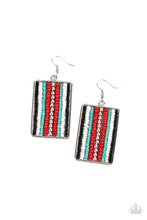 Load image into Gallery viewer, Paparazzi&#39;s Beadwork Wonder - Red Seed Bead earrings
