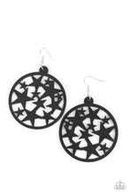 Load image into Gallery viewer, Paparazzi&#39;s Cosmic Paradise - Black Wood earrings
