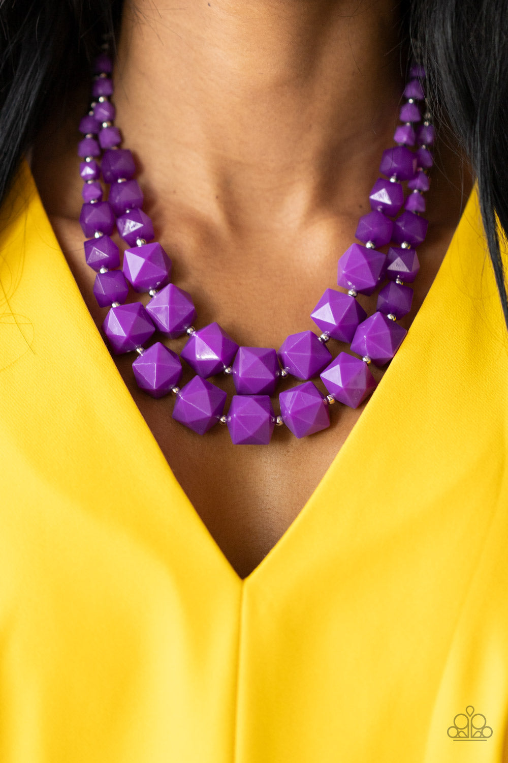 Paparazzi's Summer Excursion - Purple necklace