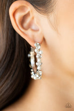 Load image into Gallery viewer, Paparazzi&#39;s Let There Be SOCIALITE - White Pearl hoop earrings (Life of the Party)
