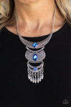 Load image into Gallery viewer, Paparazzi&#39;s Lunar Enchant - Blue necklace
